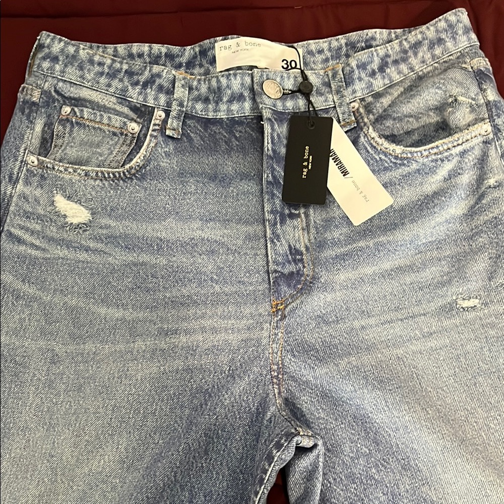 Rag & Bone Minetta Miramar Sofie Ankle-  
Light Blue - size 30